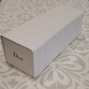 Christian Dior White Sunglasses Glasses Hard Case Box